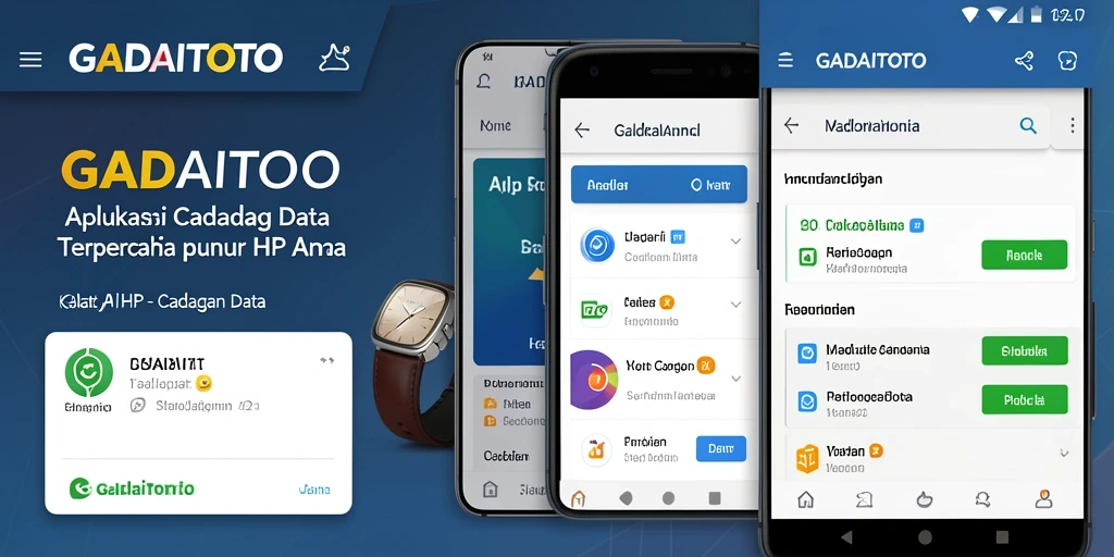 Antarmuka GADAITOTO yang sederhana dan fungsional untuk cadangan data.