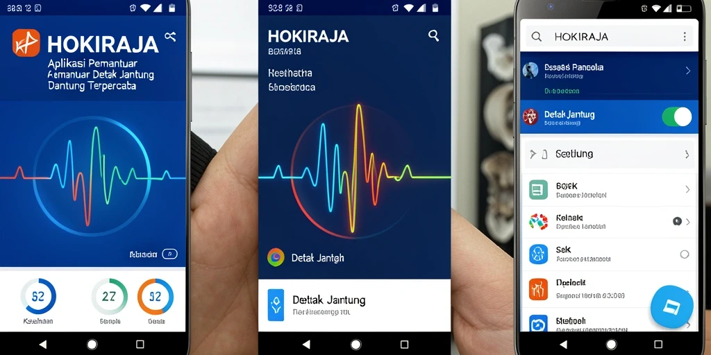 Tampilan antarmuka HOKIRAJA yang sederhana dan informatif.