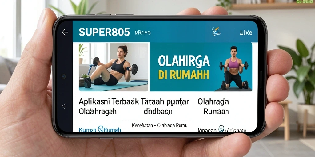 Antarmuka pengguna SUPER805 yang ramah dan fungsional.
