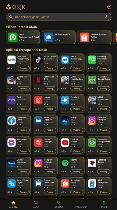okjk — Indeks Aplikasi Populer & Kanal Uji Terbaik di Indonesia